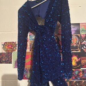 Sequin mini dress
